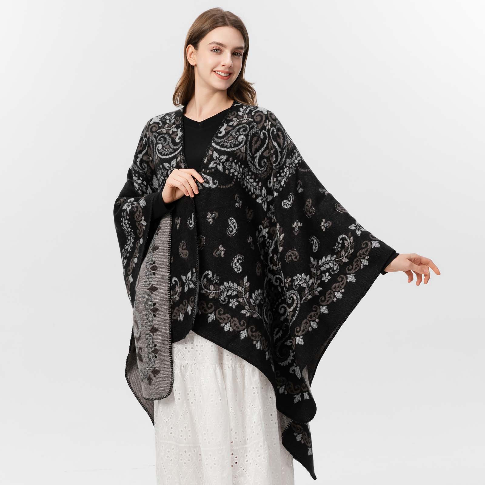 Stole Wedding Shawl - ผ้าพันคอแคชเมียร์สุดหรูสำหรับผู้หญิง Jacqumus Femme Stole ผ้าคลุมไหล่หนาสำหรับฤดูหนาว ผ้าพันคอ