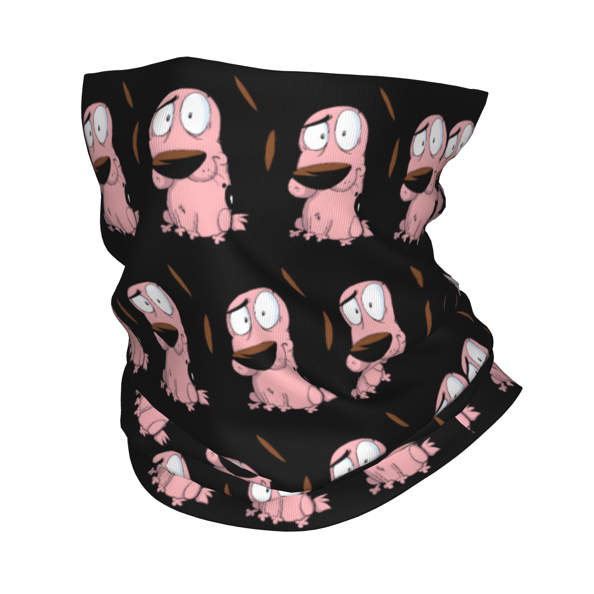 Neck Warmer Tube - ที่คาดผมลายการ์ตูนสุนัขสุดเท่ห์ ผ้าพันคอสำหรับฤดูหนาว ผู้หญิง ผู้ชาย เหมาะสำหรับเดินป่า ตั้งแคมป์
