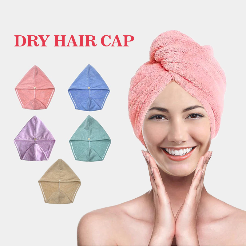 Head Wrap Turban - ผ้าขนหนูไมโครไฟเบอร์สําหรับผู้หญิง, สปาอาบน้ํา HEAD Wrap ผมแห้งหมวก Turban