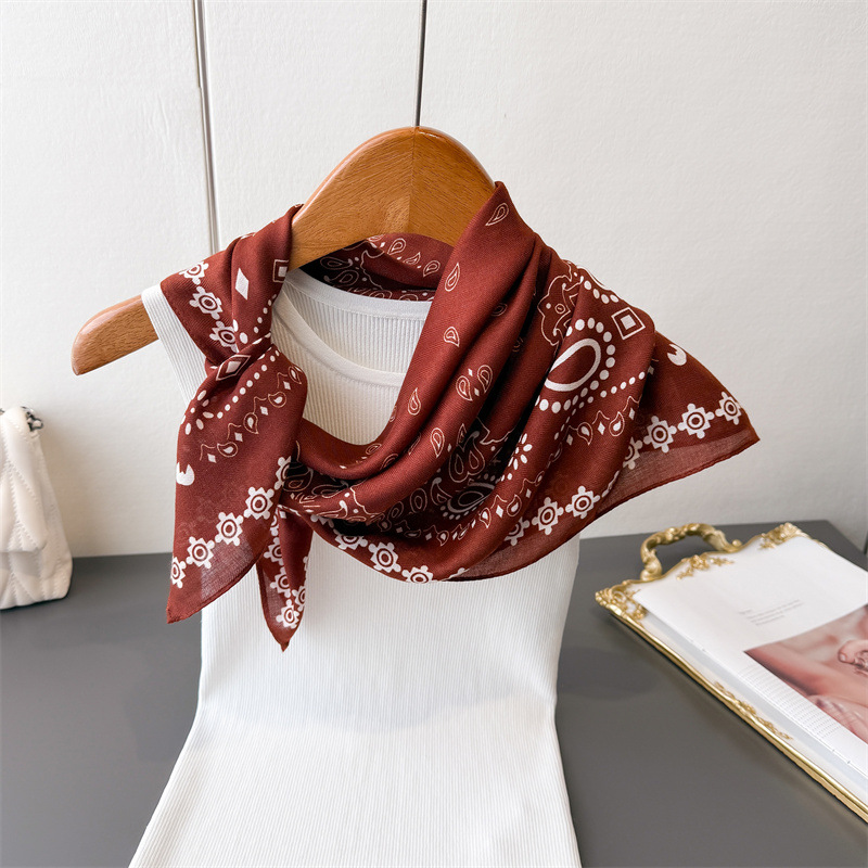 ผ้าพันคอผ้าฝ้ายแท้สำหรับผู้หญิ - Bandana Cotton บทวิจารณ์และราคา