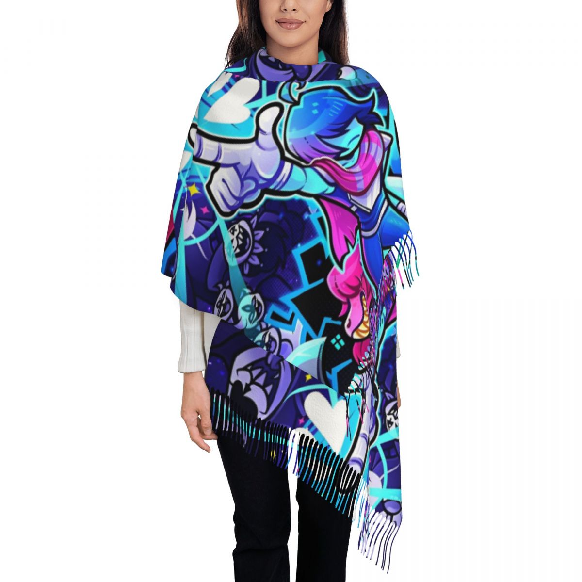 ผ้าคลุมไหล่เดลตารูนส์ ผ้าพันคอ - Pashmina Wrap Large บทวิจารณ์และราคา