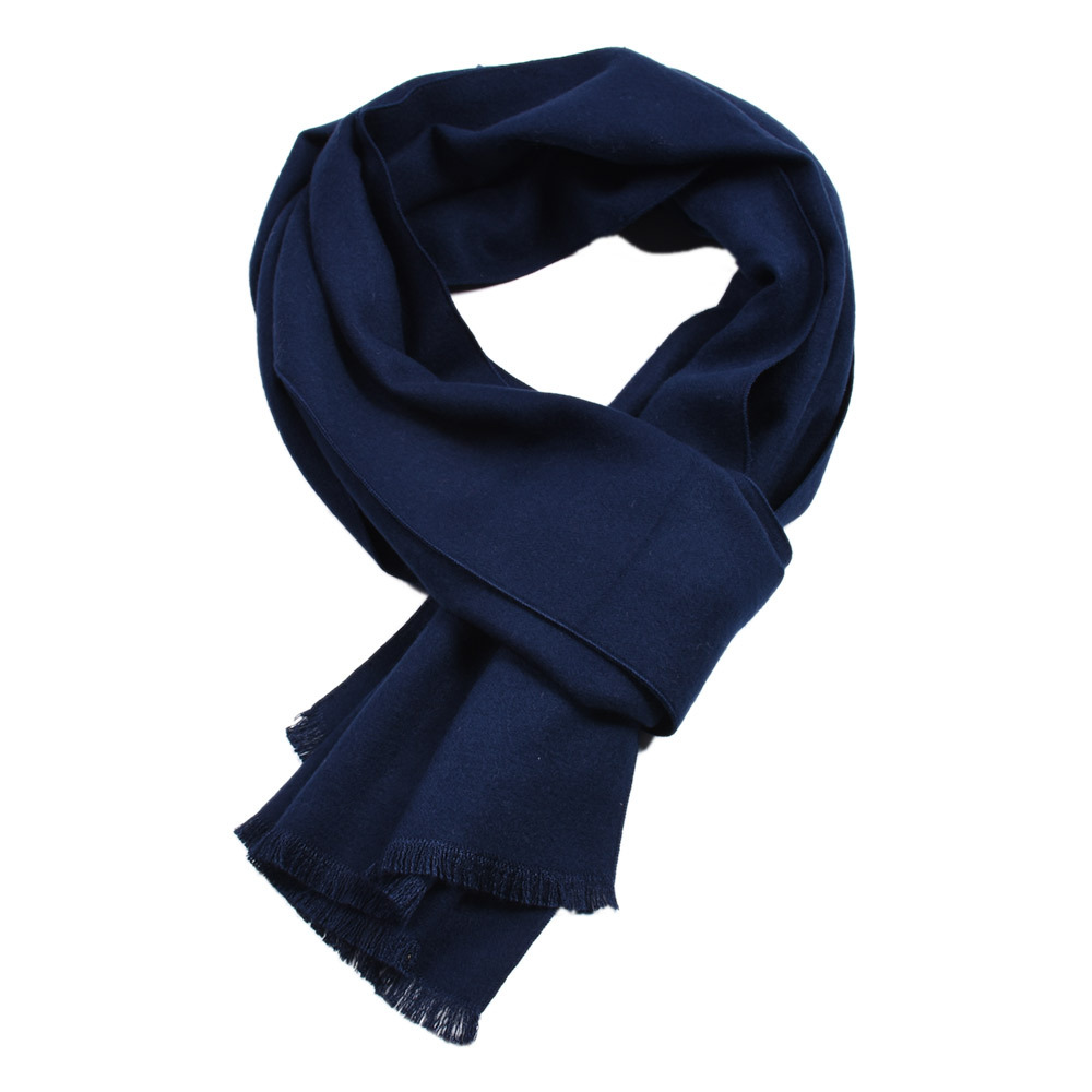 สีทึบผ้าพันคอผ้าพันคอผ้าพันคอฤ - Muffler Men Wool บทวิจารณ์และราคา