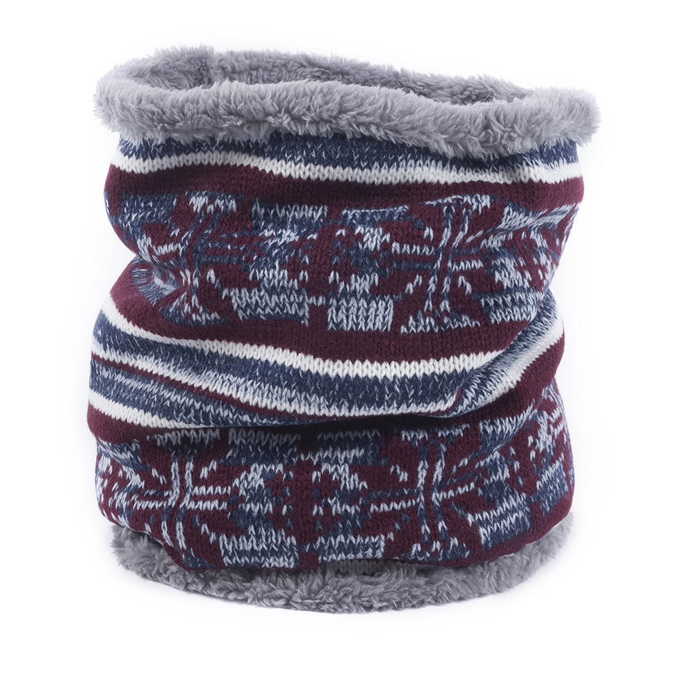 OVTRB อบอุ่นถักขนแกะเรียงรายผ้ - Infinity Scarf Knit บทวิจารณ์และราคา