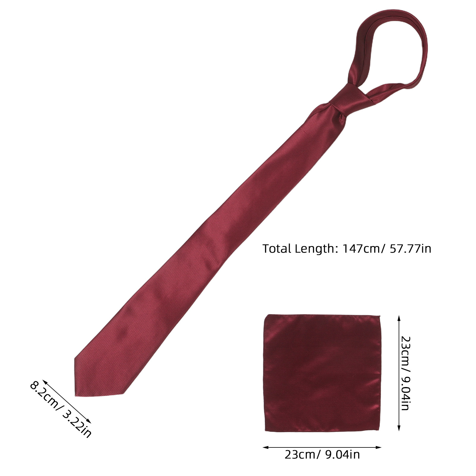 ชุดเนคไทและผ้าพันคอสีพื้นสำหรั - Pocket Square Set บทวิจารณ์และราคา