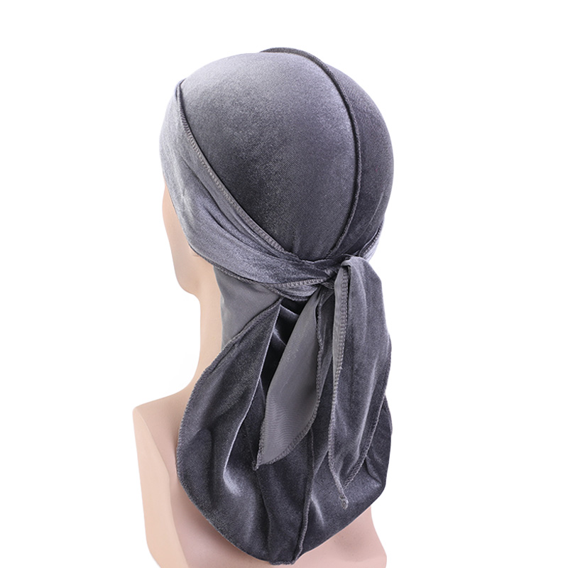 Unisex ผู้ชายผู้หญิงกำมะหยี่ D - Bandana Doo Rag บทวิจารณ์และราคา