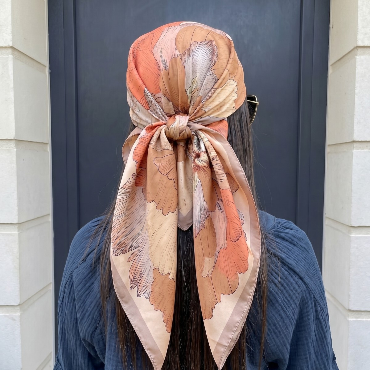 ผ้าพันคอไหมสี่เหลี่ยมสำหรับผู้ - Pashmina Wrap Large บทวิจารณ์และราคา