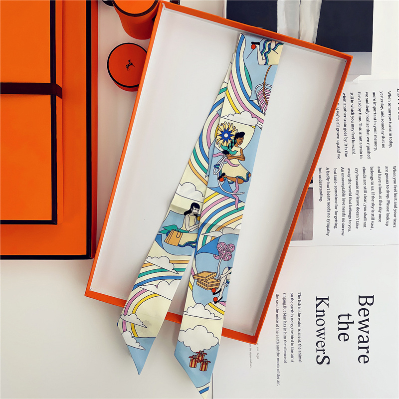 ผู้หญิง 100% หม่อนผ้าไหมผ้าพัน - Ascot Neck Scarf บทวิจารณ์และราคา