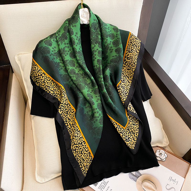 90*90 ซม.ผู้หญิงผ้าพันคอผ้าไหม - Silk Neck Scarf บทวิจารณ์และราคา