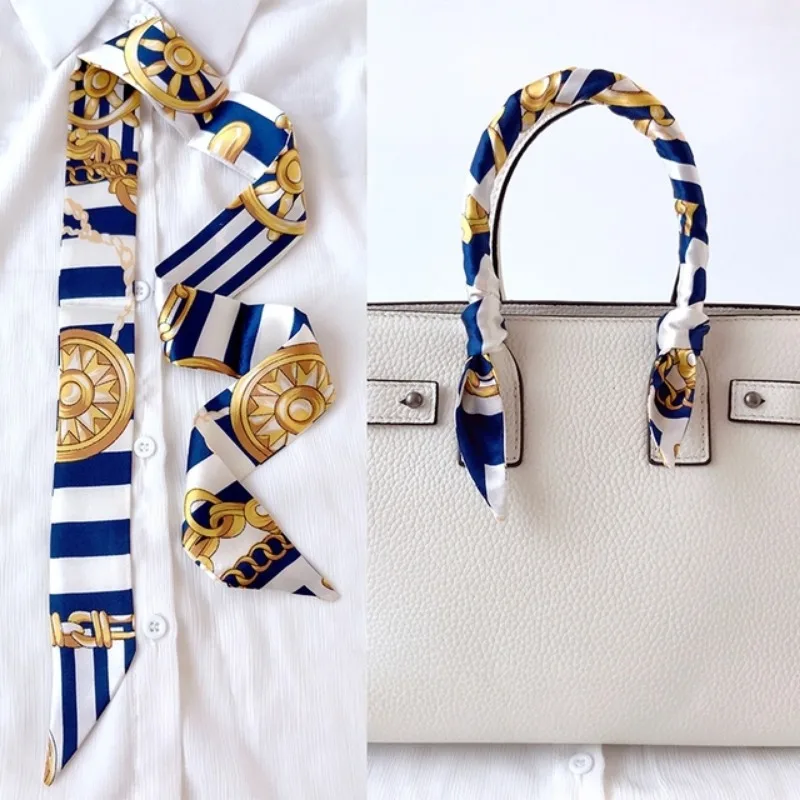 ผ้าพันคอไหมสำหรับผู้หญิง ลายเส - Silk Neck Scarf บทวิจารณ์และราคา