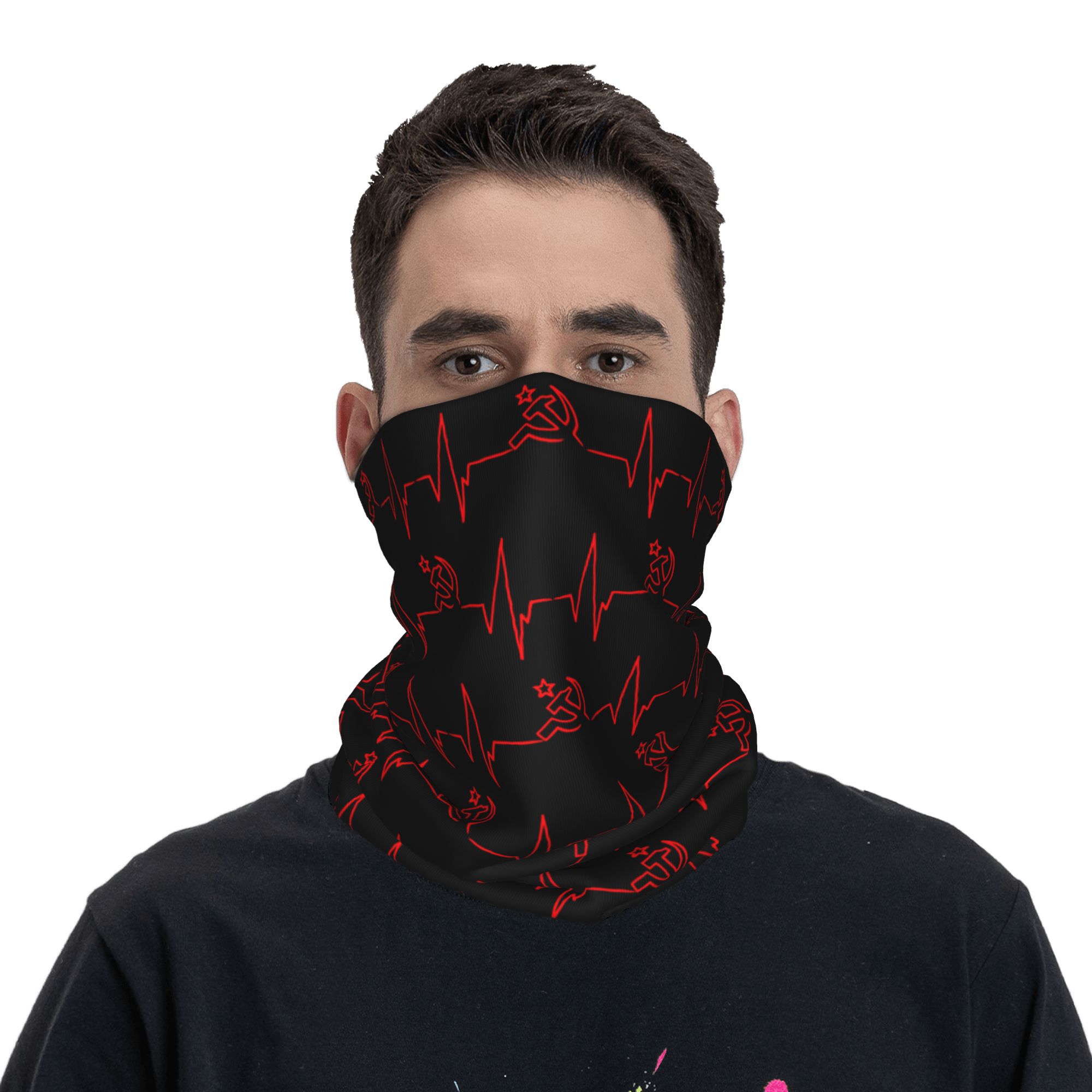 ผ้าพันคอคลุมหน้าลายธงชาติรัสเซ - Neck Warmer Tube บทวิจารณ์และราคา