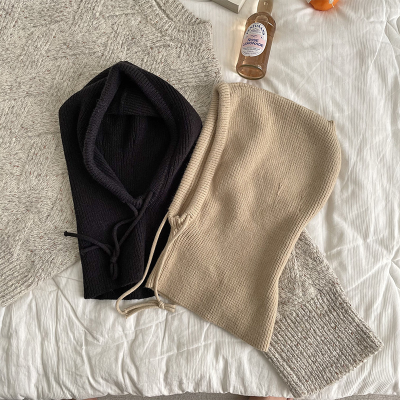 ผ้าพันคอไหมพรมแบบคลุมศีรษะ สไต - Infinity Scarf Knit บทวิจารณ์และราคา