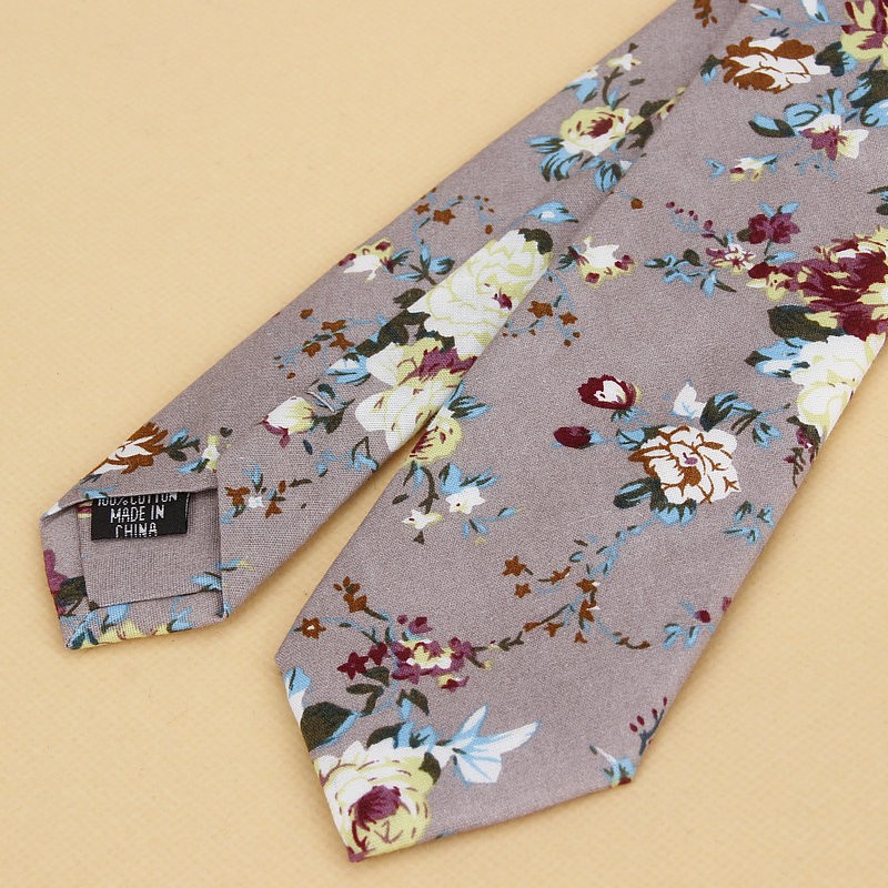 ยี่ห้อใหม่ดอกไม้Tieสำหรับชายแค - Skinny Tie Men บทวิจารณ์และราคา