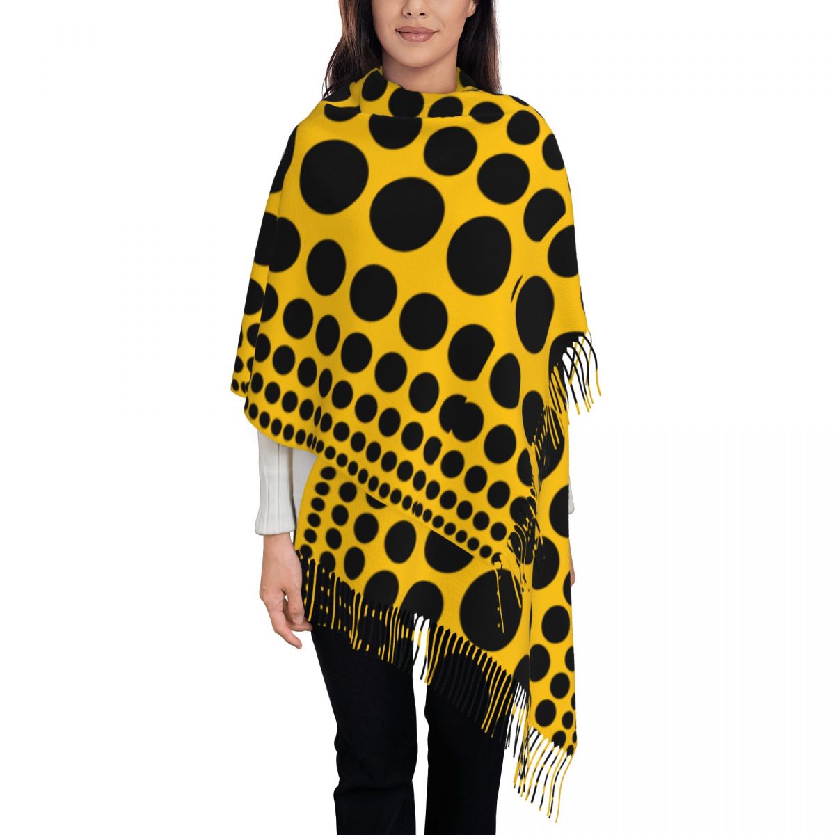 ผ้าพันคอลายจุดอินฟินิตี้สำหรับ - Infinity Scarf Knit บทวิจารณ์และราคา