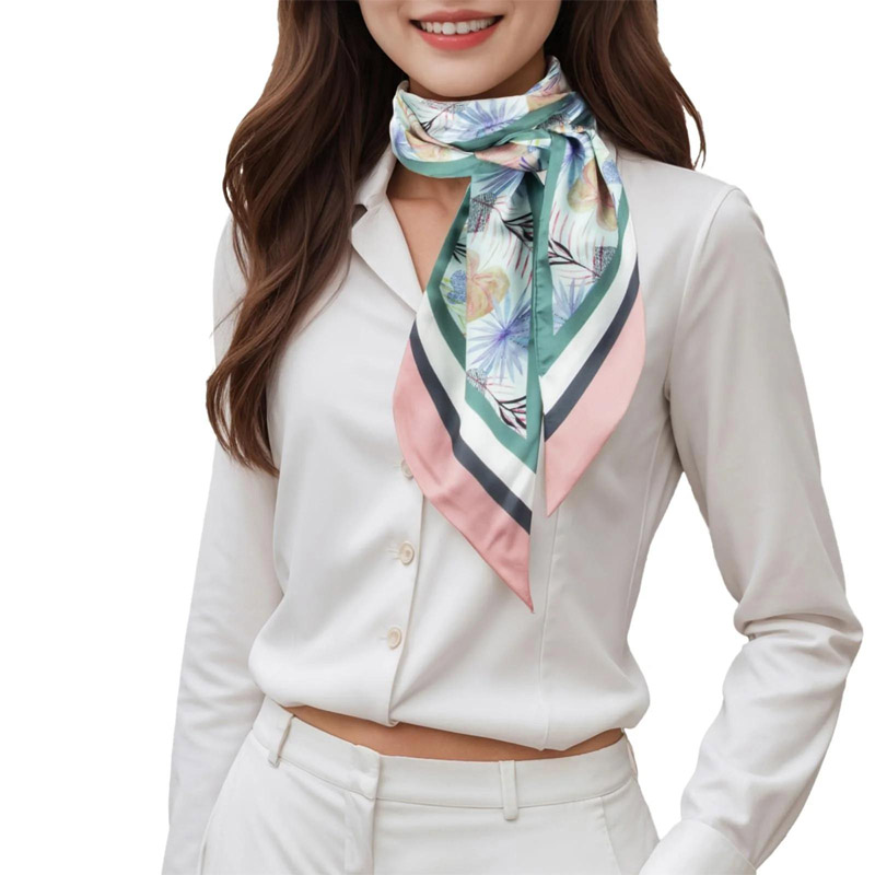 แฟชั่นลายริบบิ้นผมผ้าพันคอผู้ห - Silk Tie Striped บทวิจารณ์และราคา