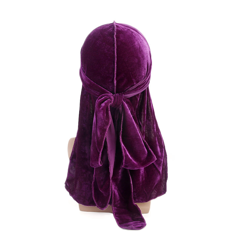 ใหม่หรูหราผู้ชายกำมะหยี่ Durag - Bandana Doo Rag บทวิจารณ์และราคา