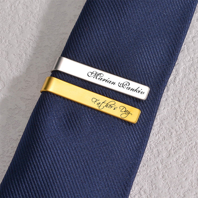 Afirstee สแตนเลสแกะสลักชื่อ Ti - Tie Bar Set Gift บทวิจารณ์และราคา