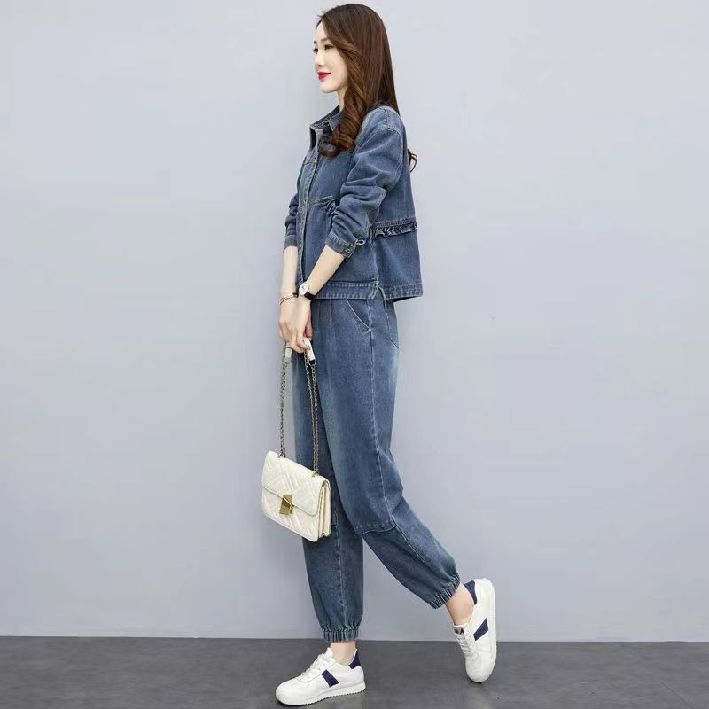 ผู้หญิง DENIM ชุด 2024 ฤดูใบไม - Pocket Square Set บทวิจารณ์และราคา
