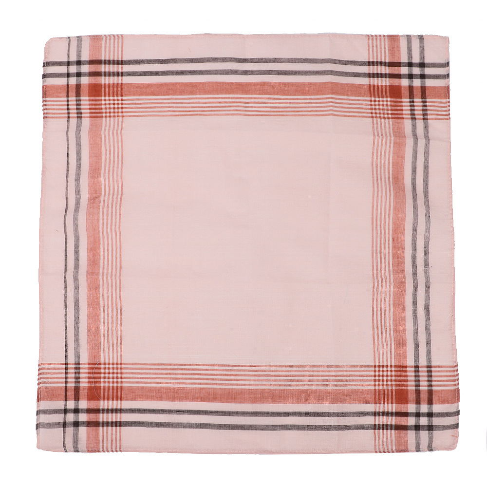6pcs ผู้ชายผสมสีลายสก๊อตลายผ้า - Handkerchief Cotton Men บทวิจารณ์และราคา