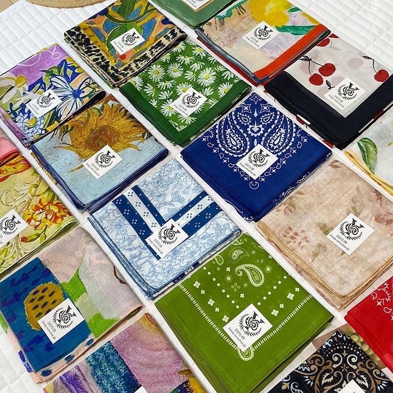 ผ้าพันคอผ้าฝ้ายแท้ 100% สำหรับ - Bandana Cotton บทวิจารณ์และราคา