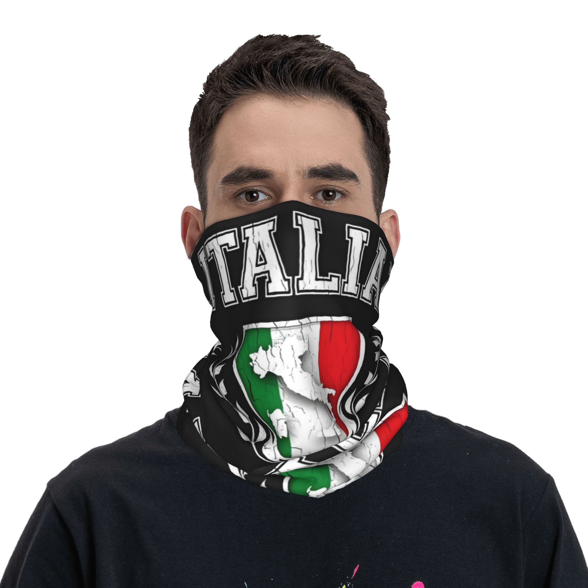 ผ้าพันคอแบบอิตาลีลายธงชาติ สำห - Neck Warmer Tube บทวิจารณ์และราคา