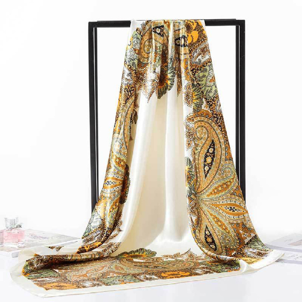 ผ้าพันคอผู้ชายทรงสี่เหลี่ยมลาย - Handkerchief Cotton Men บทวิจารณ์และราคา