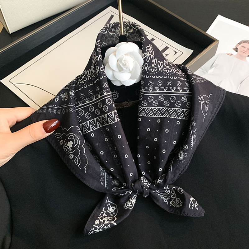ผ้าพันคอผ้าฝ้าย 70% ผ้าไหม 30% - Bandana Cotton บทวิจารณ์และราคา