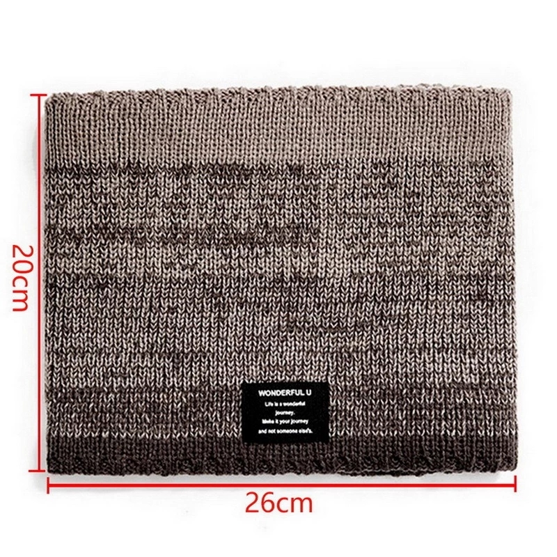 ฤดูหนาวผ้าพันคอสําหรับชายขนแกะ - Handkerchief Cotton Men บทวิจารณ์และราคา
