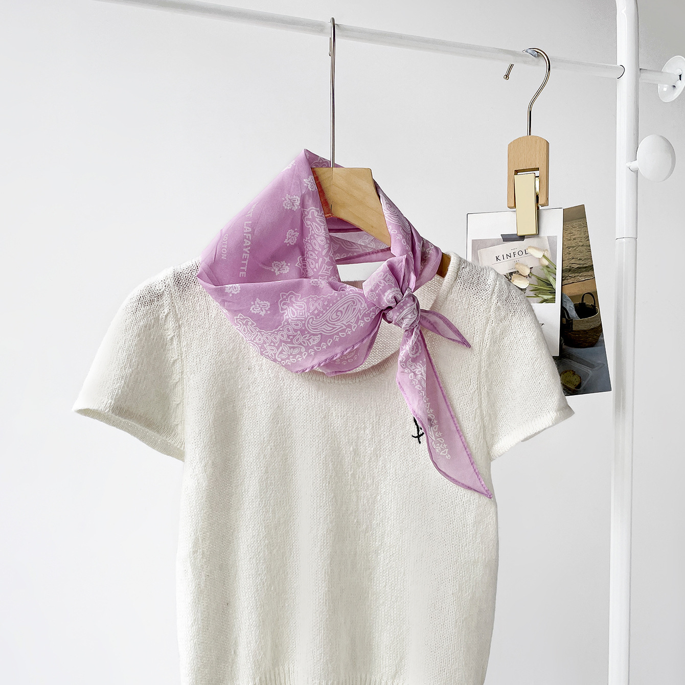 ผ้าพันคอหรูหราสำหรับผู้หญิง ฮิ - Bandana Cotton บทวิจารณ์และราคา