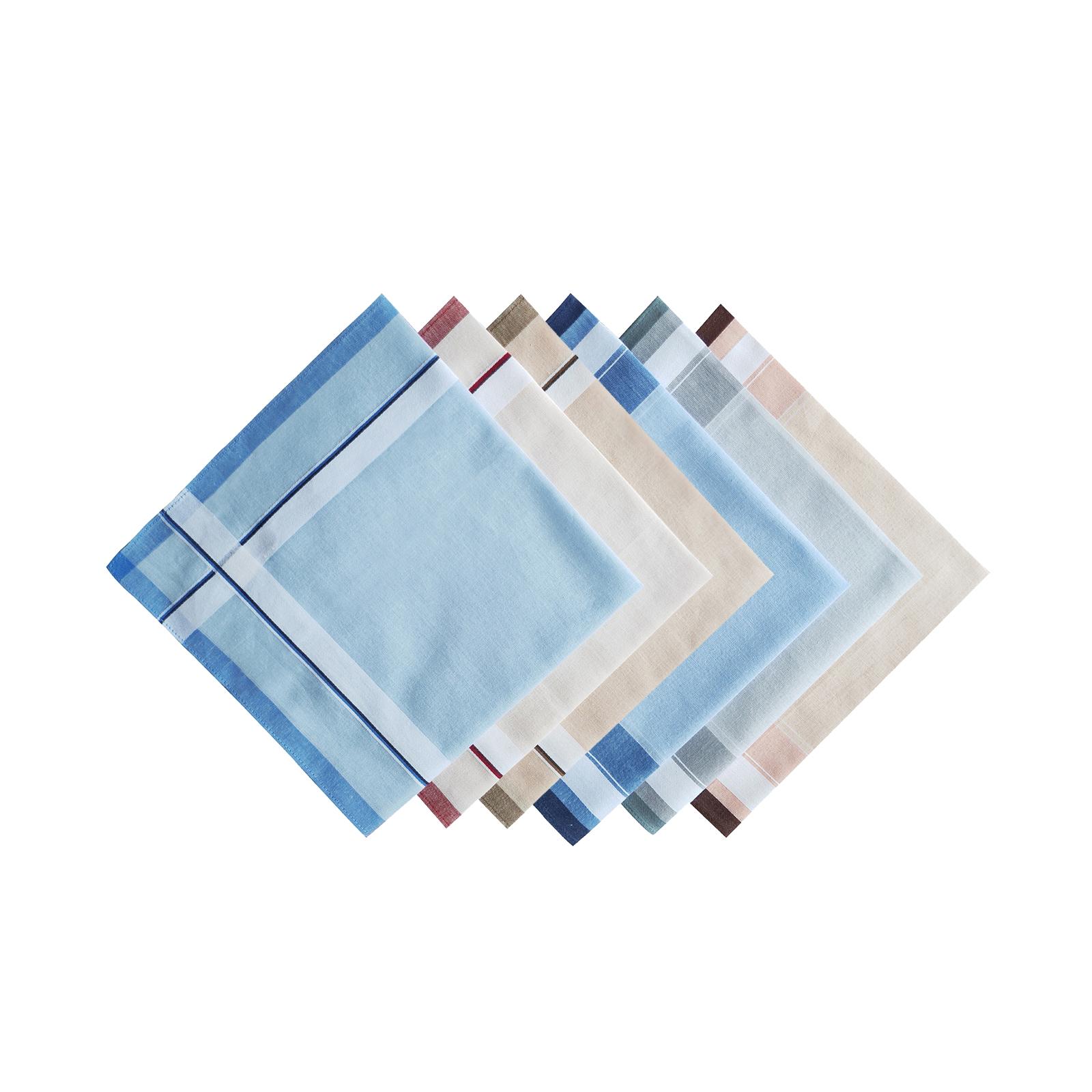 ผ้าเช็ดหน้าผู้ชายผ้าฝ้ายขนาด 4 - Handkerchief Cotton Men บทวิจารณ์และราคา