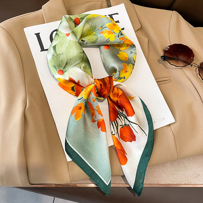 70x7ผ้าพันคอผืน syal Sutra สำห - Silk Neck Scarf บทวิจารณ์และราคา
