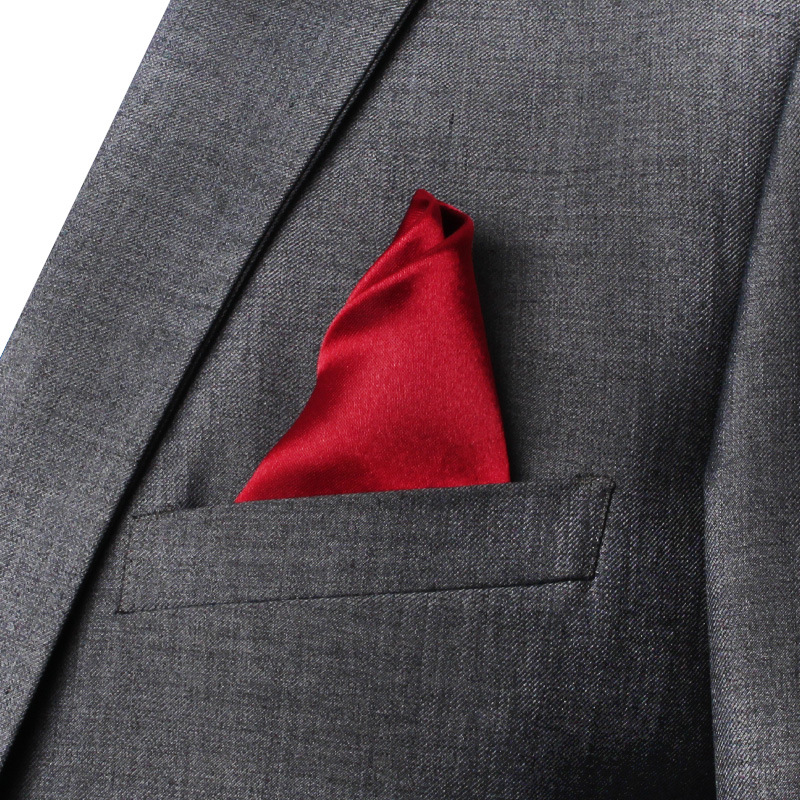 ผ้าเช็ดหน้าซาตินสำหรับผู้ชายสี - Pocket Square Set บทวิจารณ์และราคา