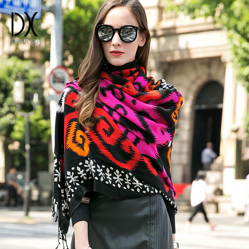 แฟชั่นผ้าพันคอและผ้าคลุมไหล่ผู - Pashmina Wrap Large บทวิจารณ์และราคา