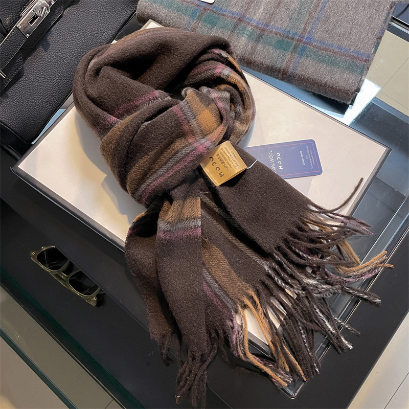 ผ้าพันคอผู้ชายขนสัตว์แท้ 100%  - Muffler Men Wool บทวิจารณ์และราคา