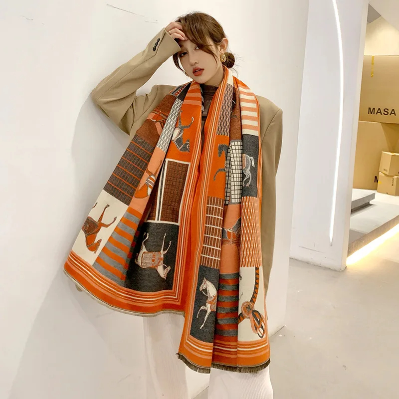 ผ้าพันคอแคชเมียร์หรูหราสำหรับฤ - Woven Scarf Blanket บทวิจารณ์และราคา