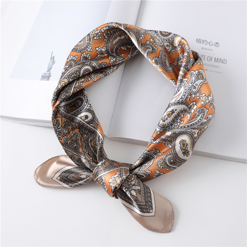 ผ้าพันคอไหมสี่เหลี่ยมหรูหราขนา - Scarf Silk Square บทวิจารณ์และราคา