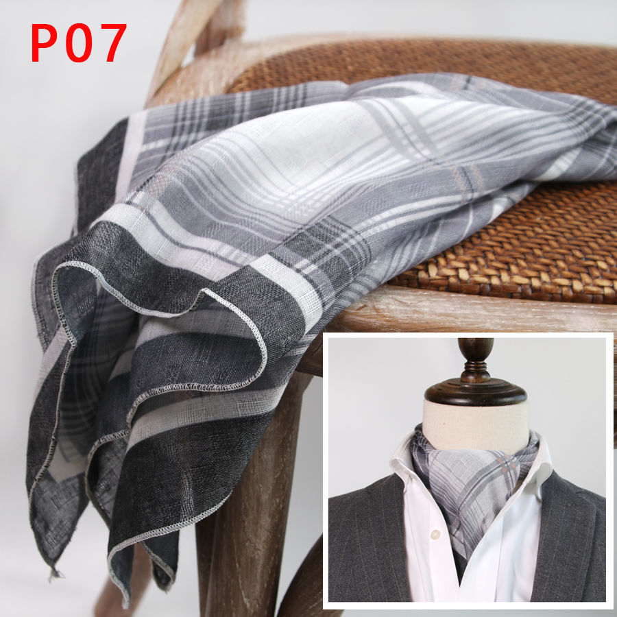 ผ้าพันคอสี่เหลี่ยมจัตุรัสผู้ชา - Scarf Silk Square บทวิจารณ์และราคา