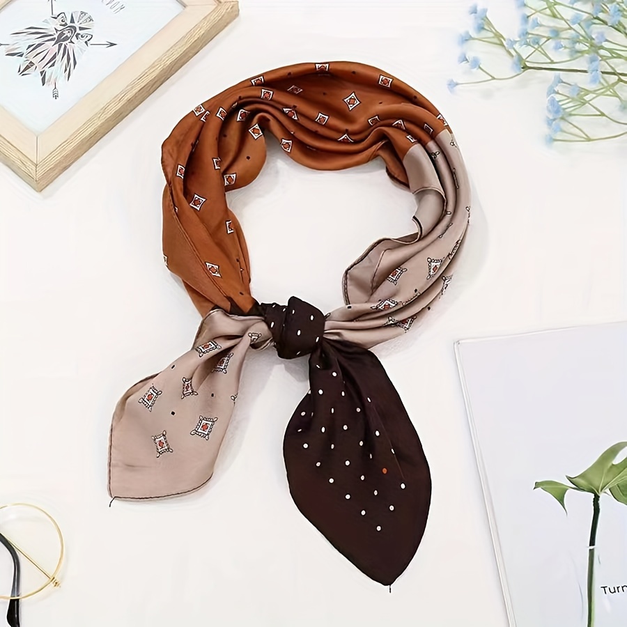 2025 New Star Designer ดอกไม้พ - Scarf Silk Square บทวิจารณ์และราคา