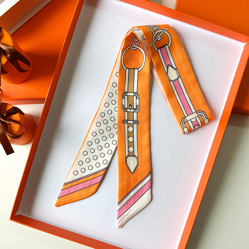 ผ้าพันคอผู้หญิง ผ้าพันคอไหมบาง - Silk Neck Scarf บทวิจารณ์และราคา