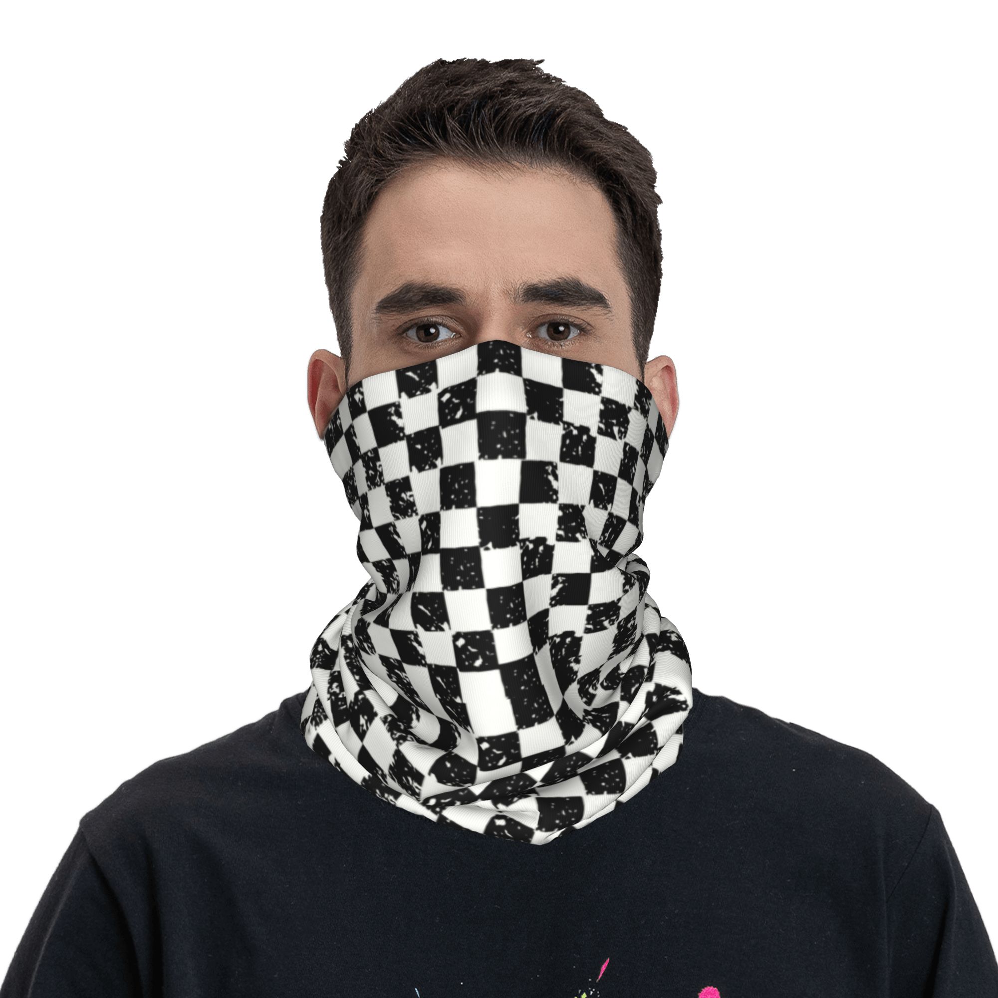ผ้าพันคอแบบย้อนยุค ลายธงชาติ ส - Neck Warmer Tube บทวิจารณ์และราคา