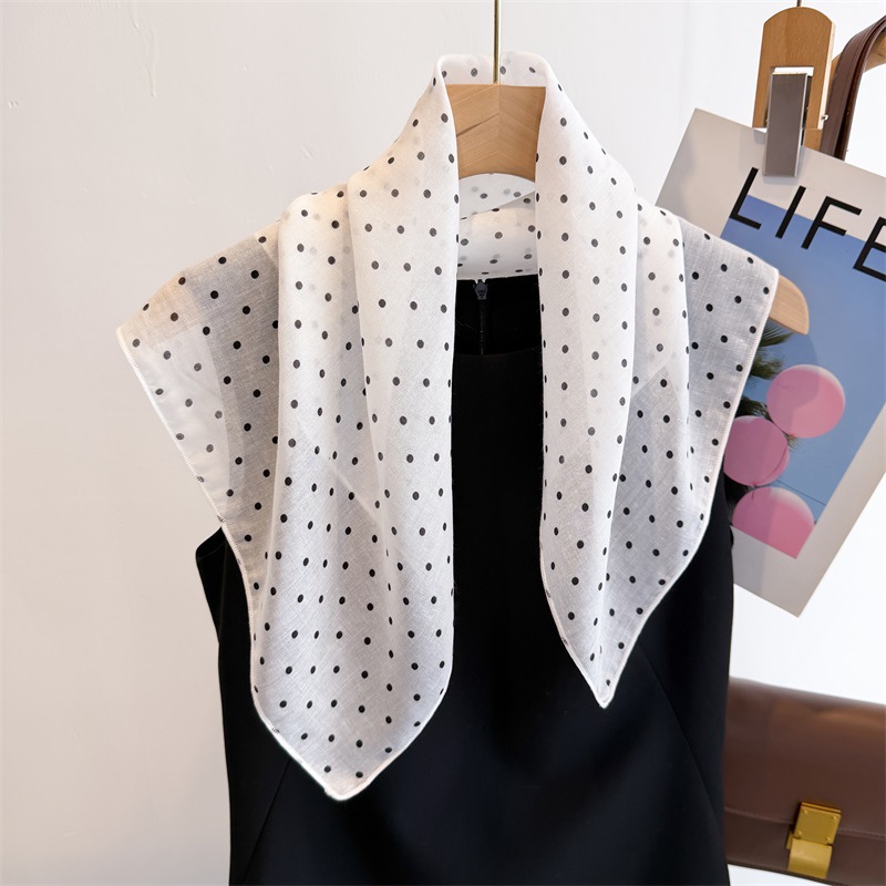 ผ้าพันคอผ้าฝ้ายลินินทรงสี่เหลี - Bandana Cotton บทวิจารณ์และราคา