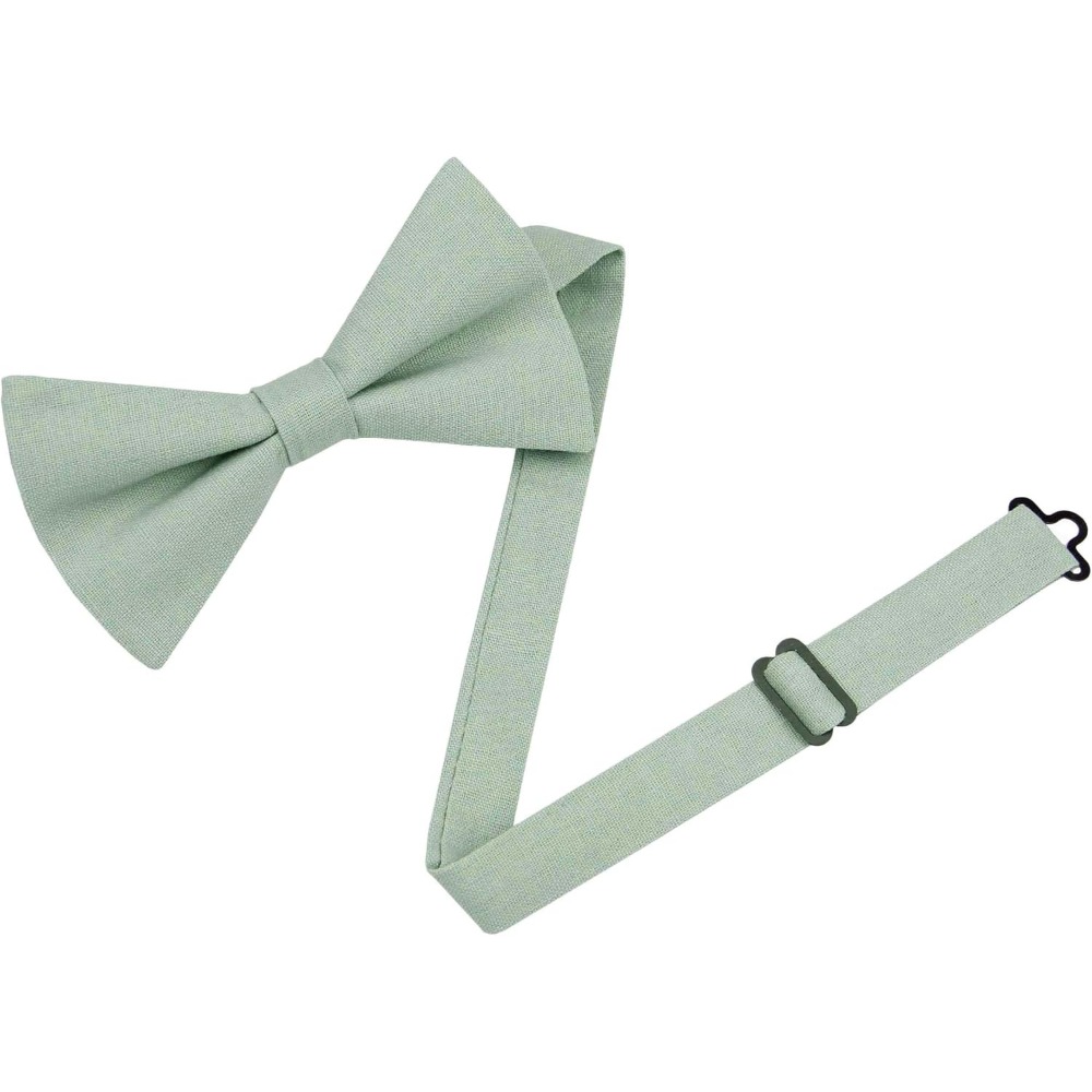 โบว์ไทผ้าลินินคอตตอน - โบว์สำเ - Bow Tie Pre Tied บทวิจารณ์และราคา