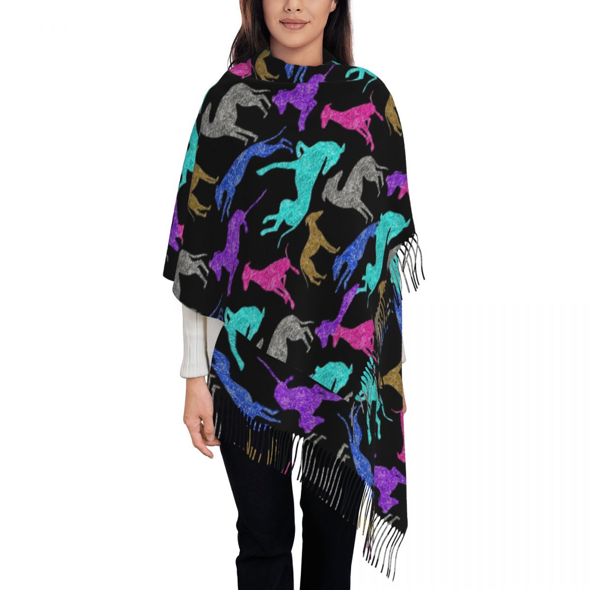 ผ้าพันคอคอมโบเกรย์ท เกรย์ฮาวด์ - Pashmina Wrap Large บทวิจารณ์และราคา