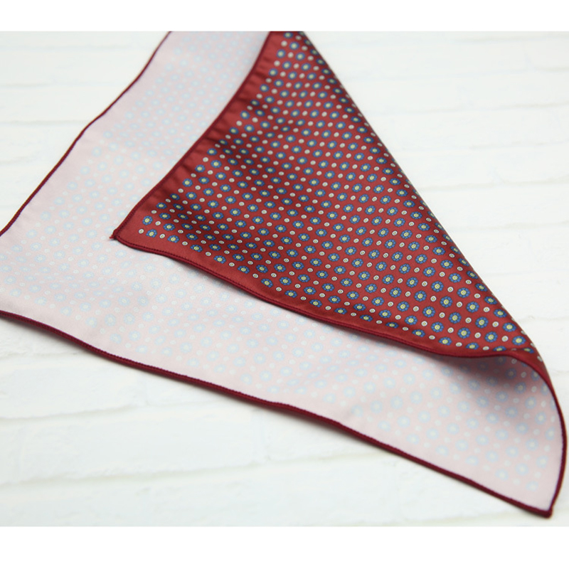 ผ้าเช็ดหน้าพิมพ์ลายดอกไม้หรูหร - Pocket Square Set บทวิจารณ์และราคา