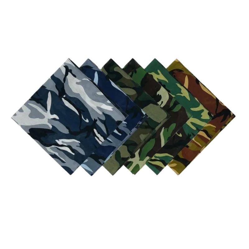 ผ้าโพกหัวลายพรางกลางแจ้ง53x53ซ - Bandana Cotton บทวิจารณ์และราคา