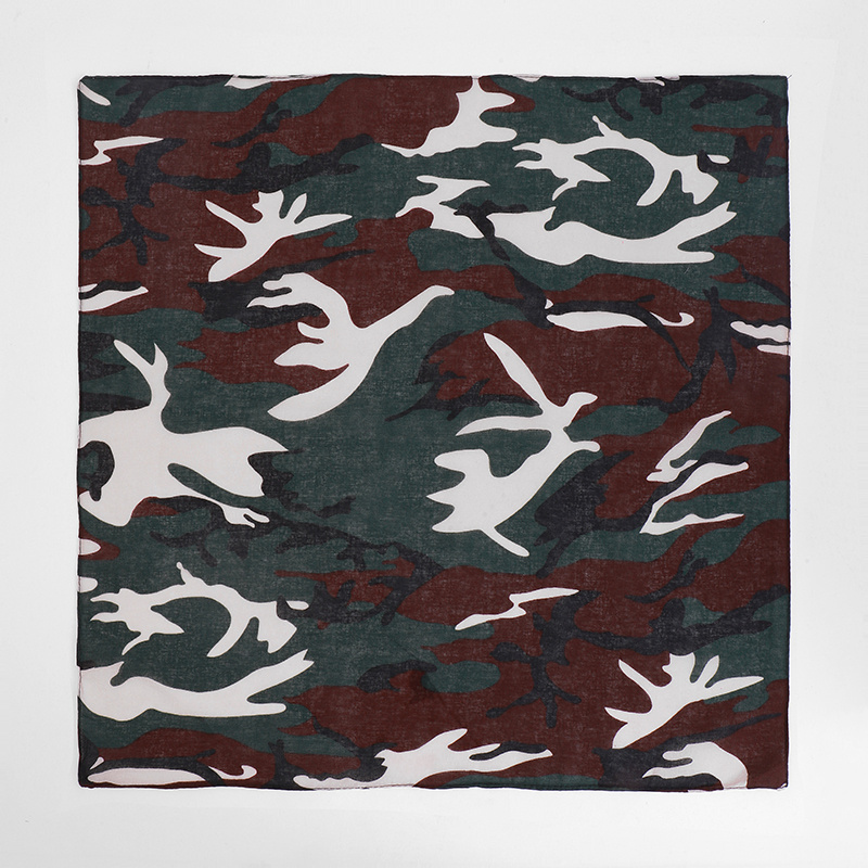ผ้าโพกหัวลายพรางกลางแจ้ง53x53ซ - Bandana Cotton บทวิจารณ์และราคา