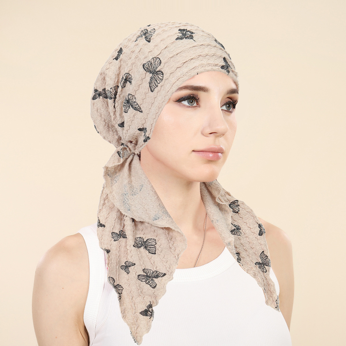 หมวกฮิญาบสำหรับผู้หญิงมุสลิม ผ - Head Wrap Turban บทวิจารณ์และราคา