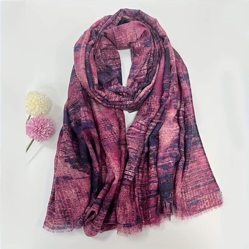 ผ้าพันคอแบรนด์หรูผ้าพันคอผ้าฝ้ - Pashmina Wrap Large บทวิจารณ์และราคา