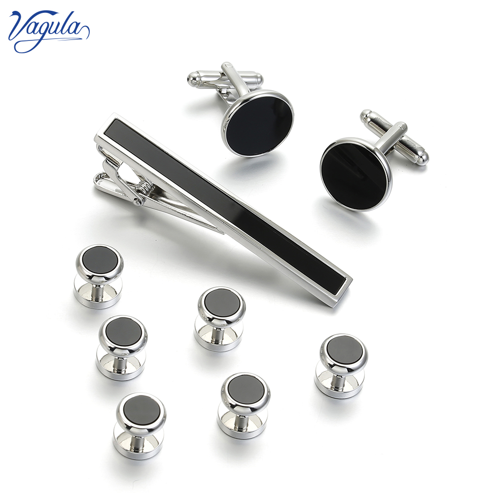 VAGULA 9 PCS Tie bar Cuff link - Tie Bar Set Gift บทวิจารณ์และราคา