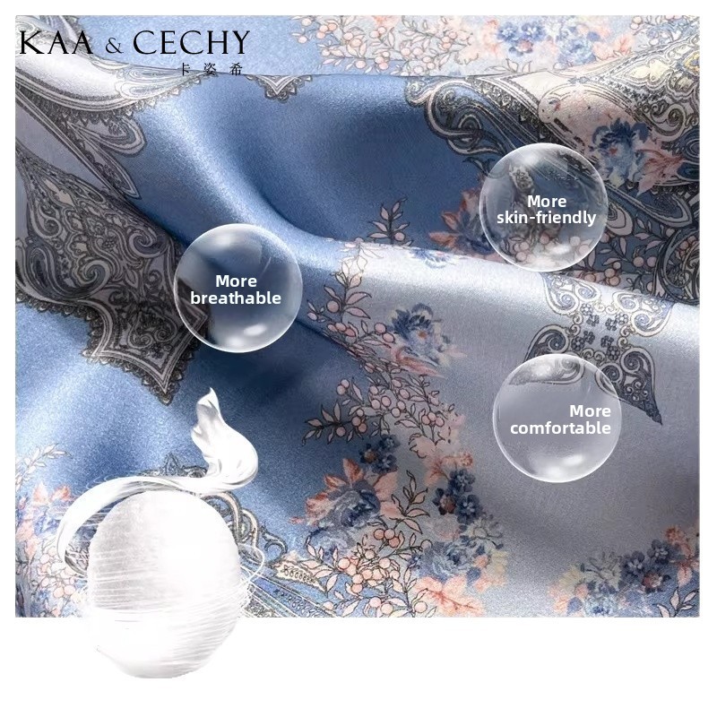 ผ้าพันคอไหมมัลเบอร์รี่แท้ 100% - Ascot Neck Scarf บทวิจารณ์และราคา