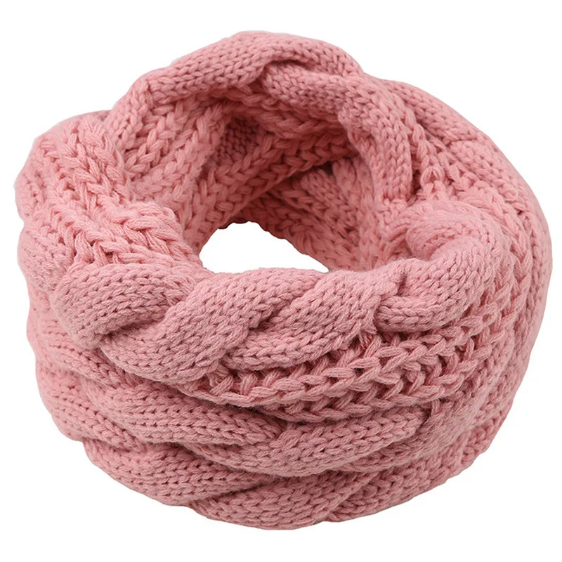 ผู้ชายผู้หญิงเด็กชายหญิงหนาถัก - Infinity Scarf Knit บทวิจารณ์และราคา